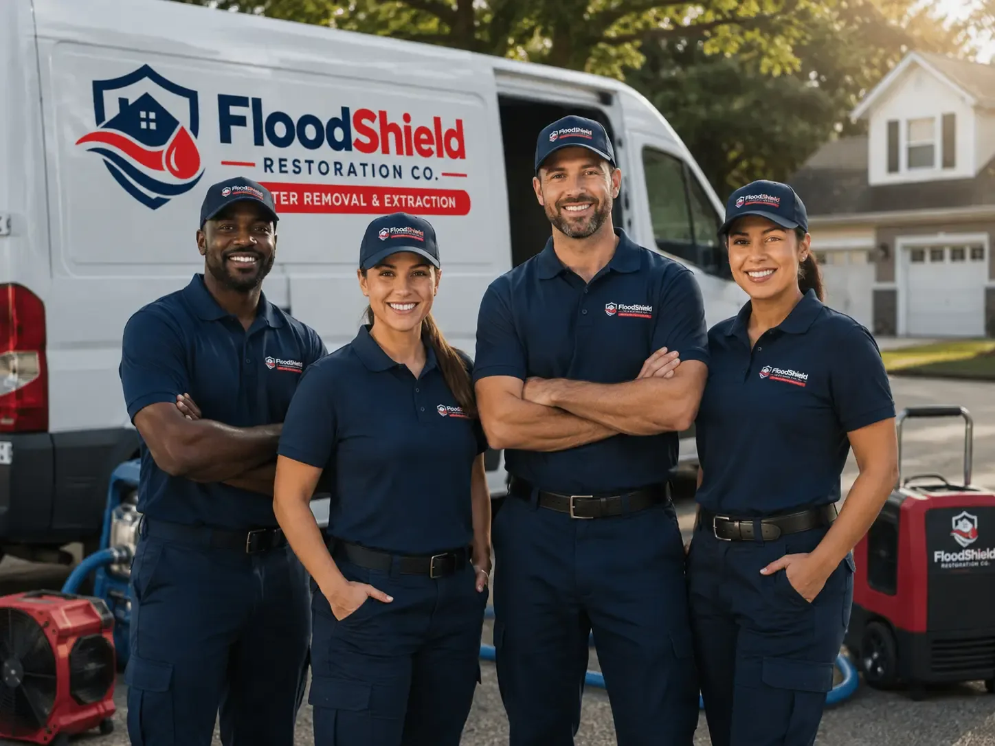 Flood Damage Restoration company in Franktown, VA